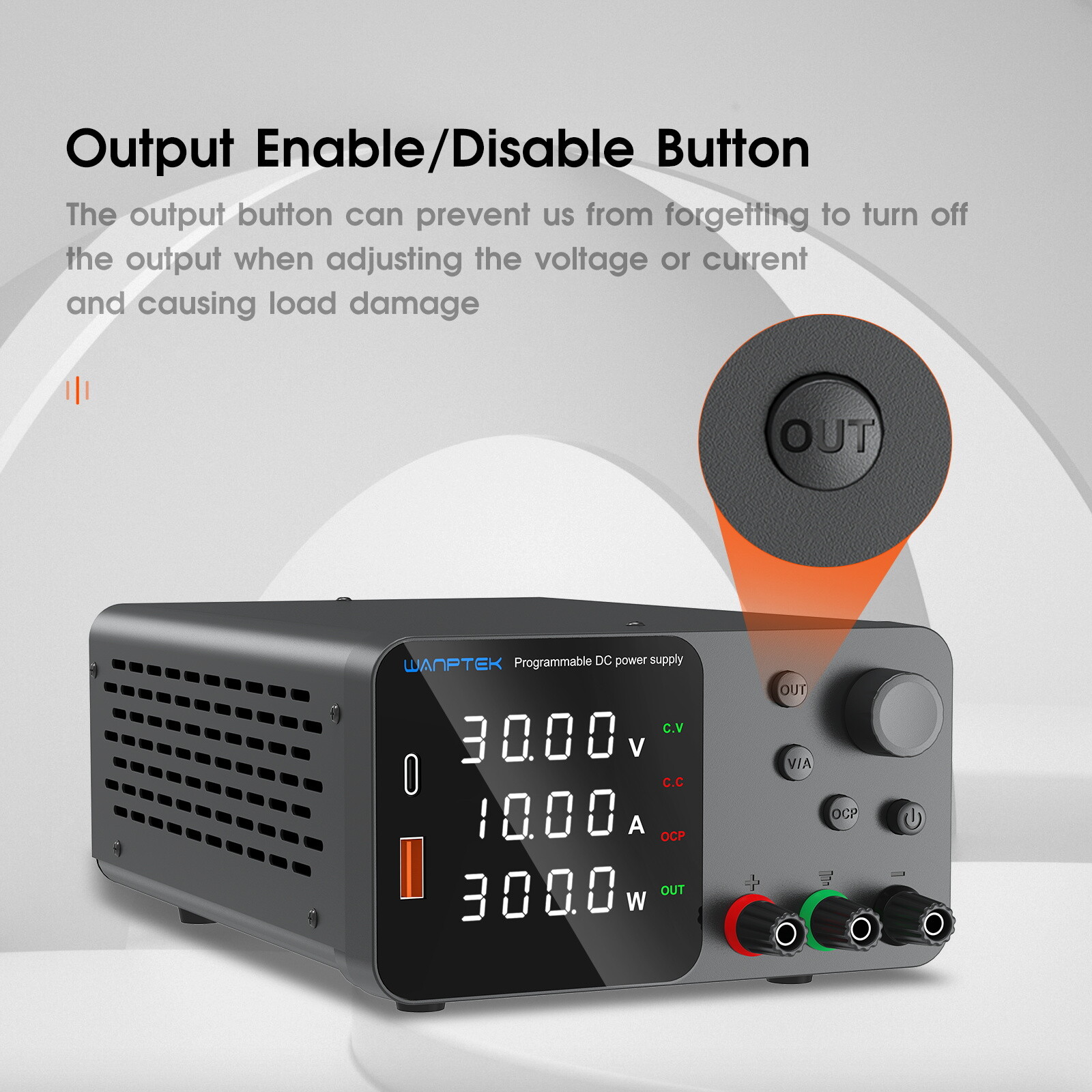 Variable DC 30V 60V 120V 3A 5A 10A Lab Adjustable Power Supply Precision Switch
