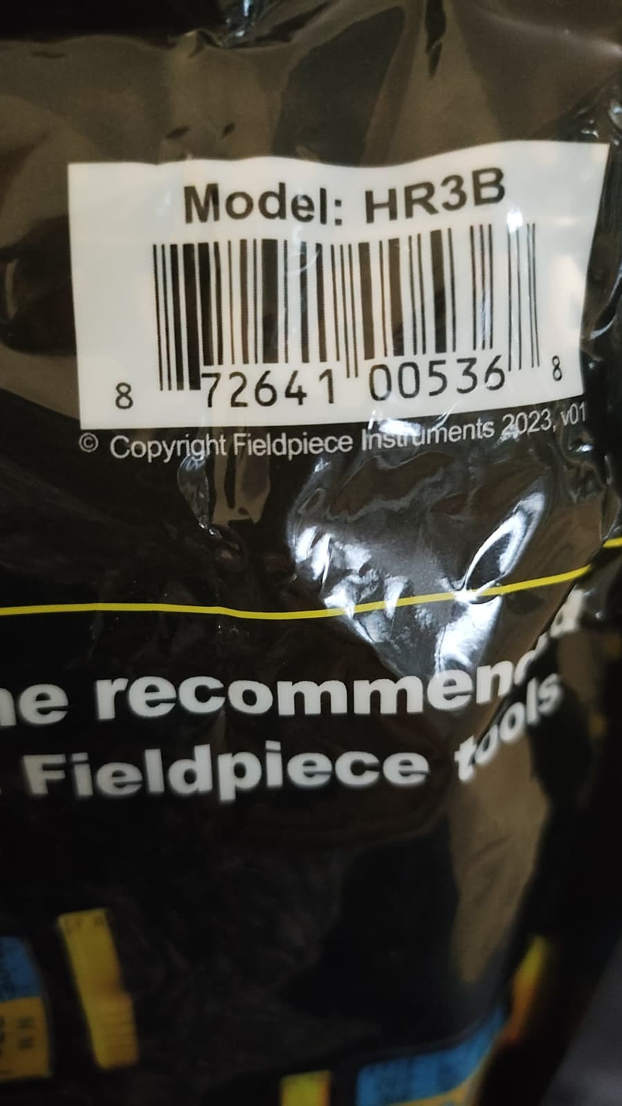 Fieldpiece HR3B – ¼” Ball Valve Hose Set – 5 ft Refrigerant Charging