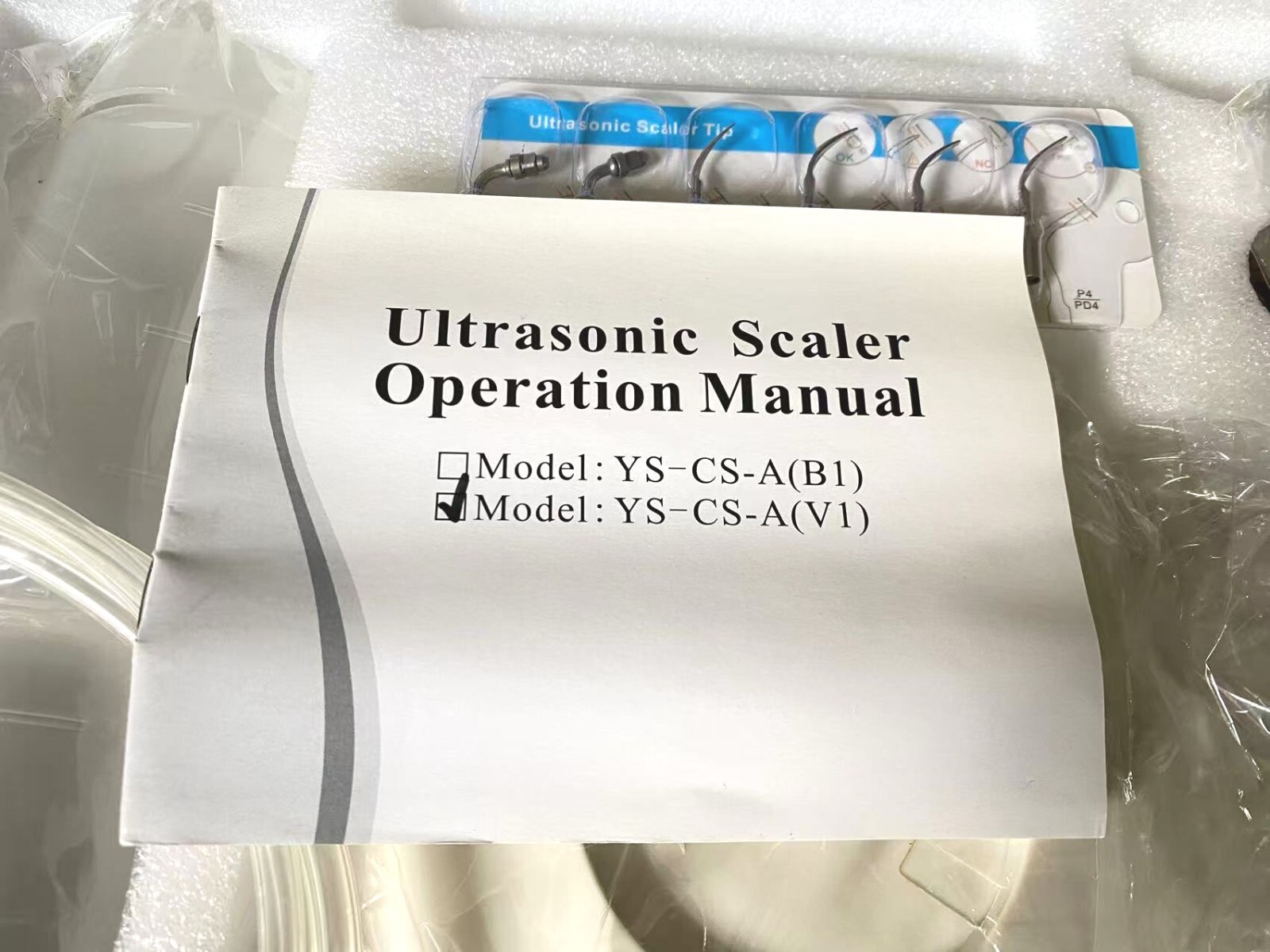Denshine Ultrasonic Scaler YS-CS-A(V1) with LED Handpiece+6 Tips