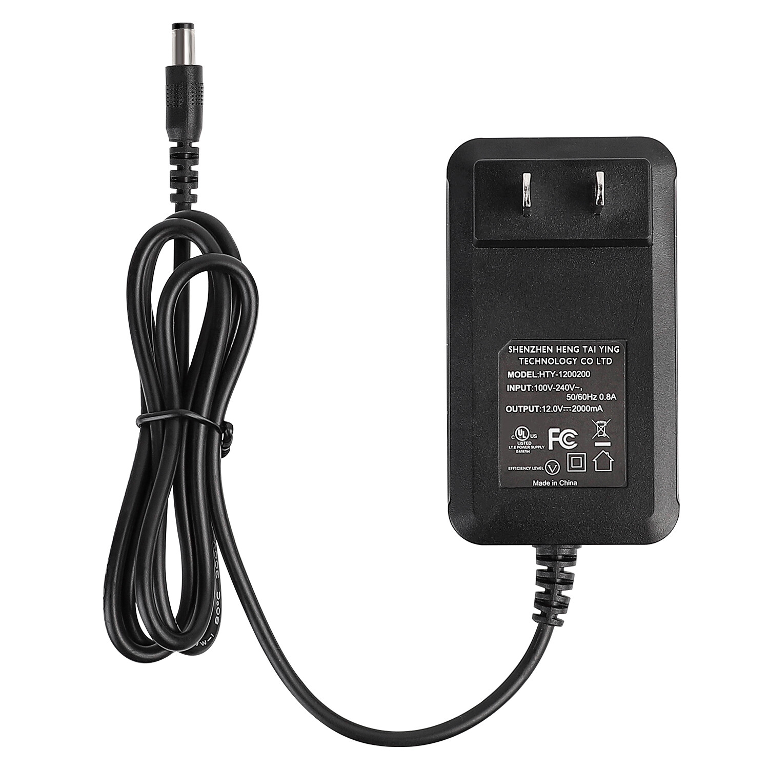 AC 110-220V to DC 12V 2A 24W Power Supply Adapter Transformer Jack 5.5mm X 2.1mm