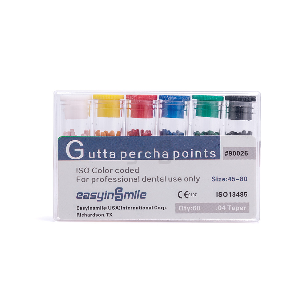 Dental Gutta Percha Points Sterile Endodontic Root Canal .02/.04/.06Taper 15#-80