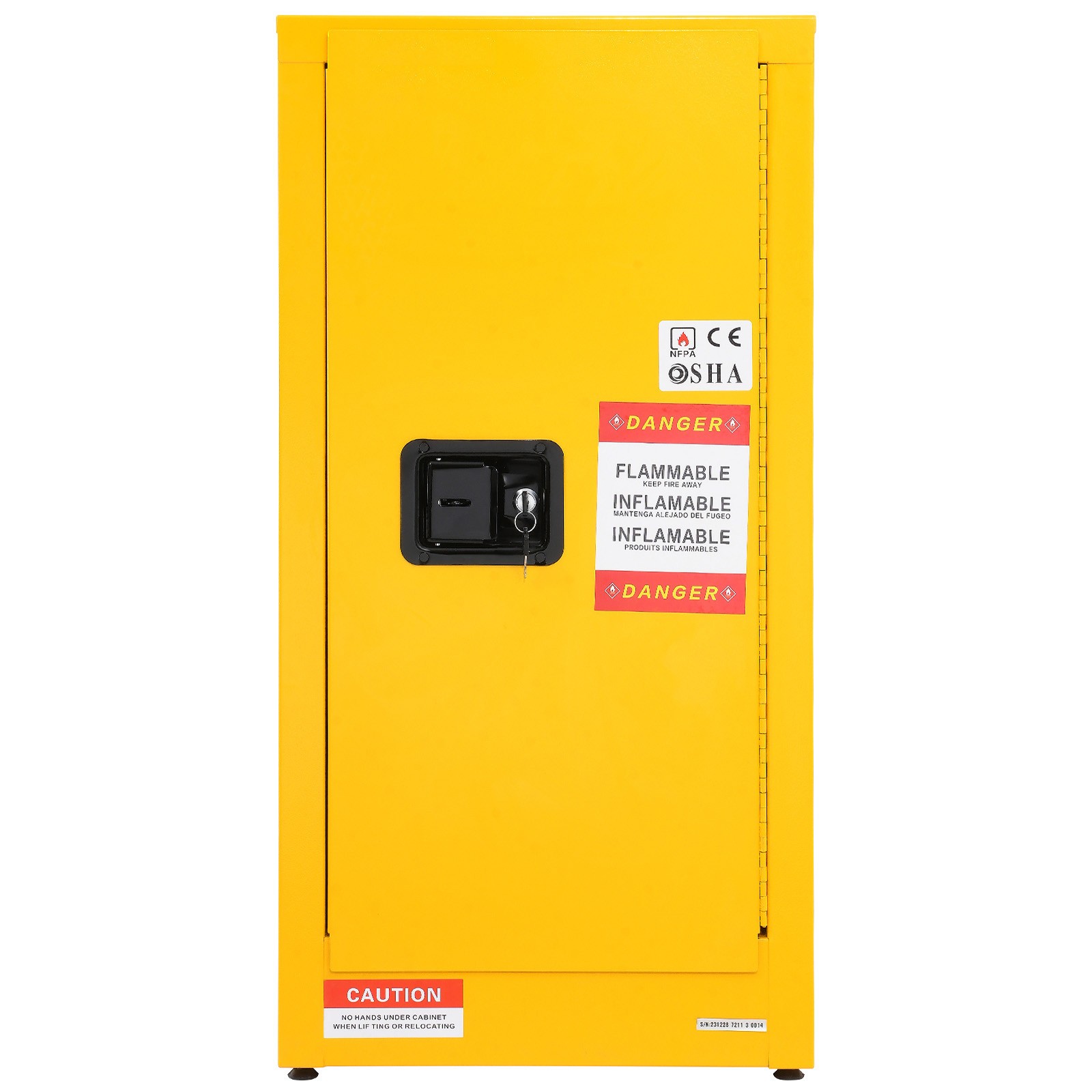 Uimoso 16 Gal Capacity Flammable Storage Cabinet for Flammable Liquids