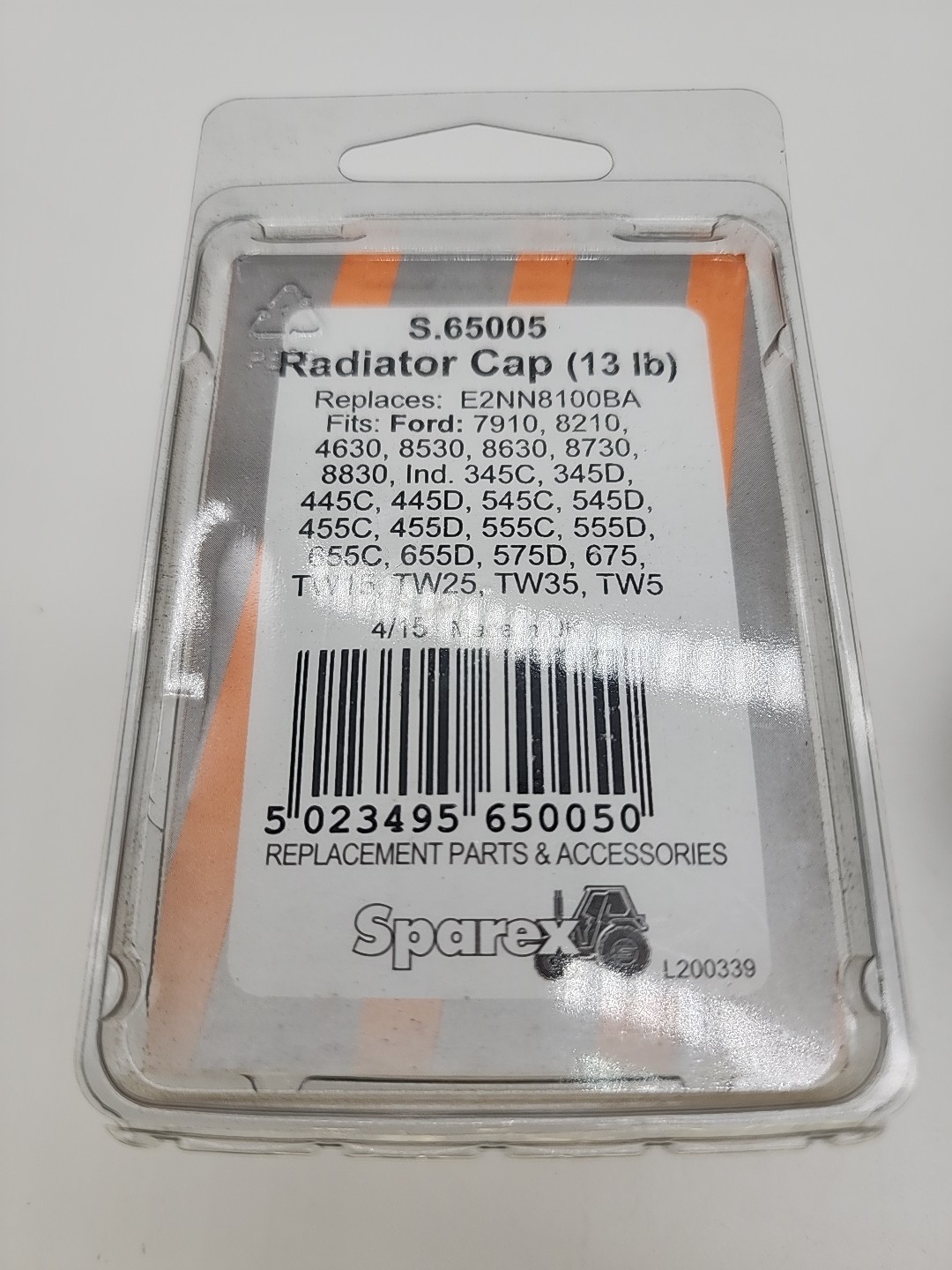S65005 Radiator Cap E2Nn8100BA Fits Ford New Holland 7910 8210 4630 8530 S.65005