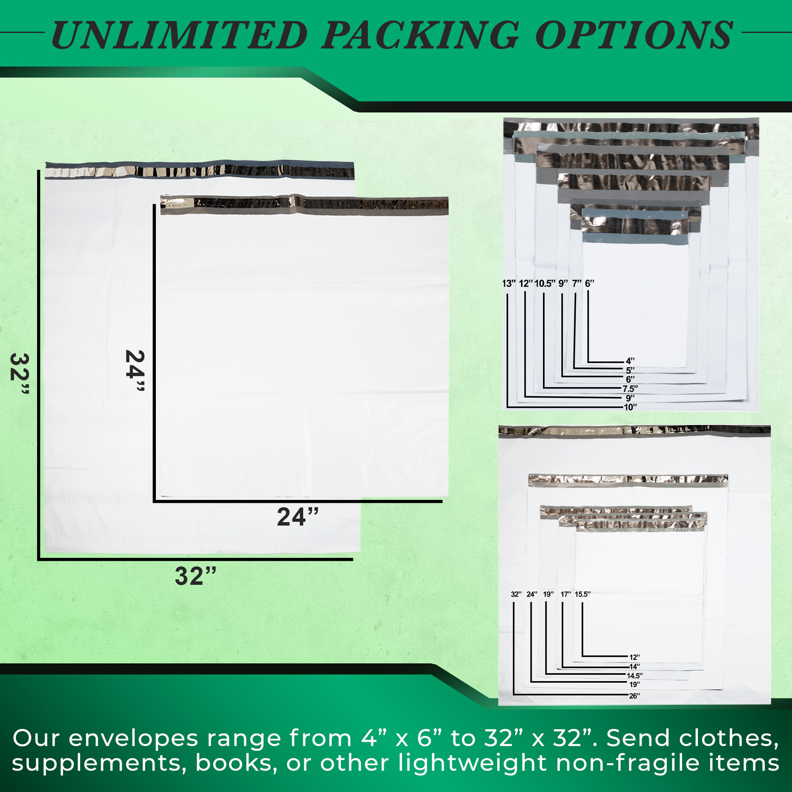 Poly Mailers Shipping Bags Envelopes Packaging Premium Bag 6×9 USA SELLER P91B