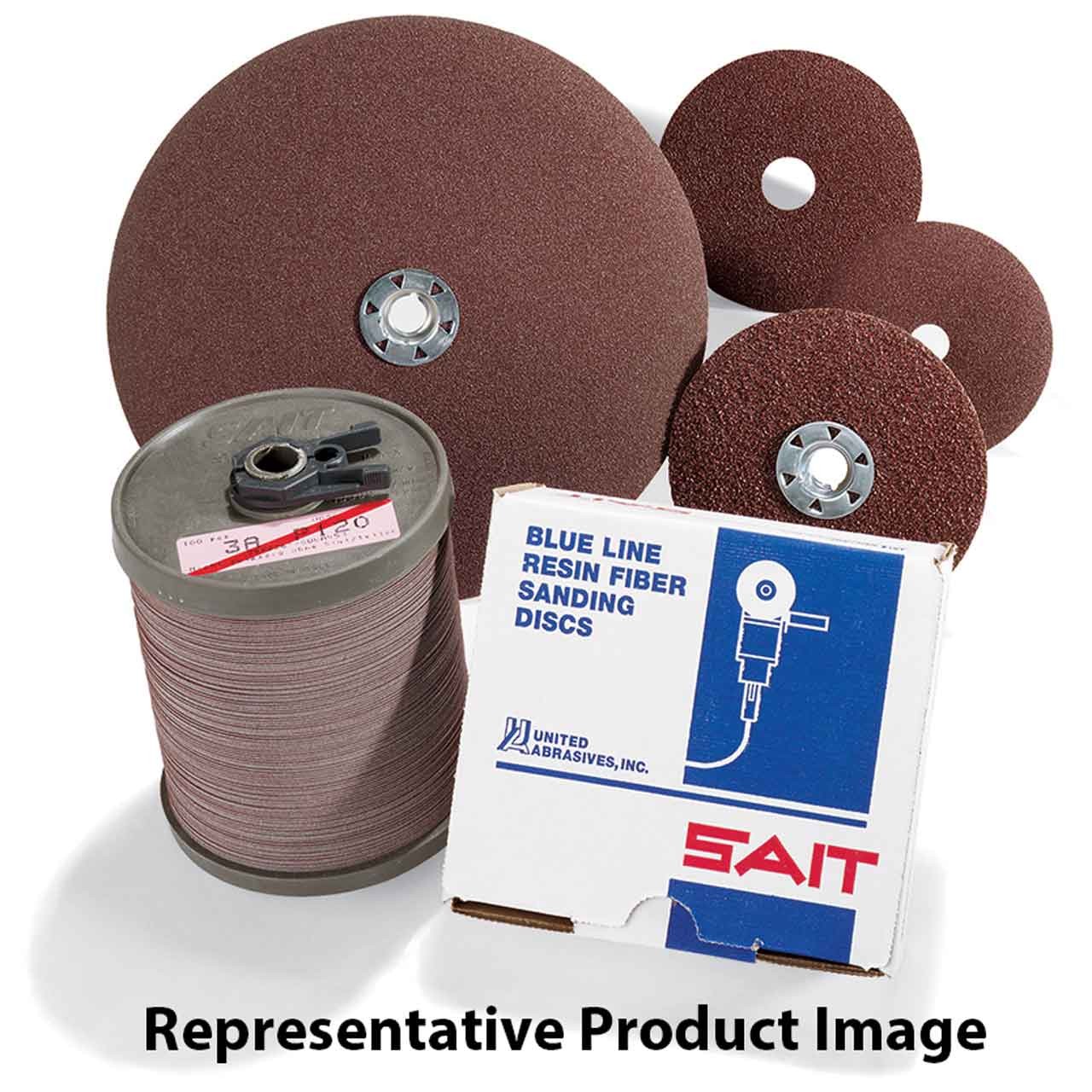 United Abrasives 50015 4-1/2×7/8 Aluminum Oxide Fiber Disc 100 Grit 25 pack