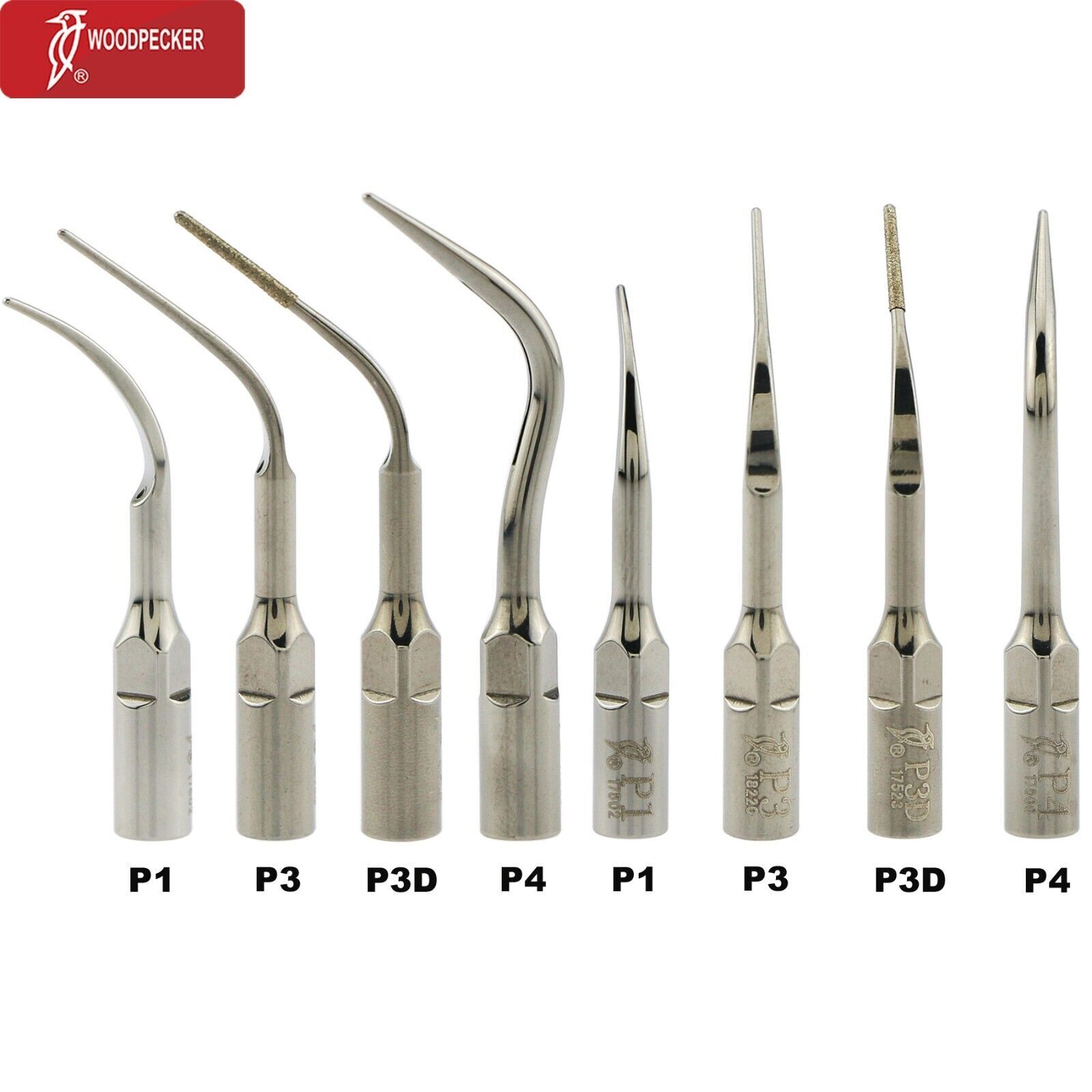 Woodpecker DTE Dental Ultrasonic Scaler Piezo Tips fit EMS SATELEC CE FDA