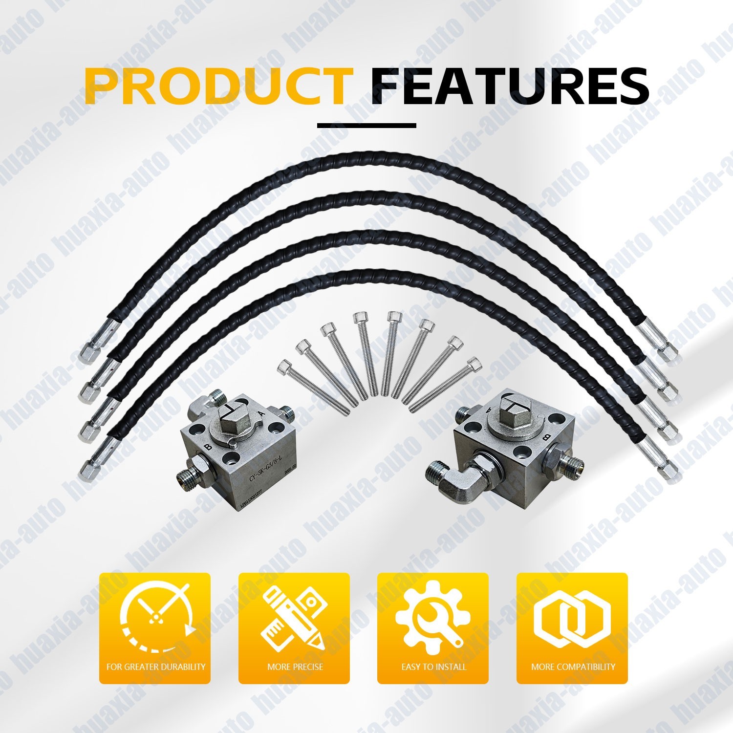 2 Three Way Diverter Valves Excavator for 1-2 ton Chinese Mini Excavator