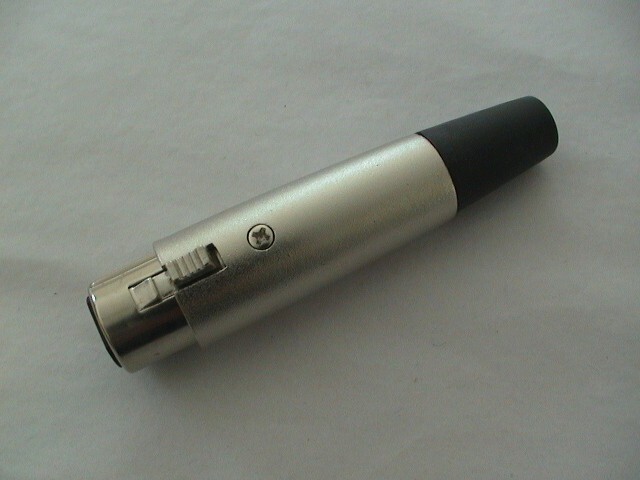 ADC LOW IMPEDANCE MICROPHONE FEMALE XLR 3-PIN CONNECTOR – NEW «OLD STOCK»