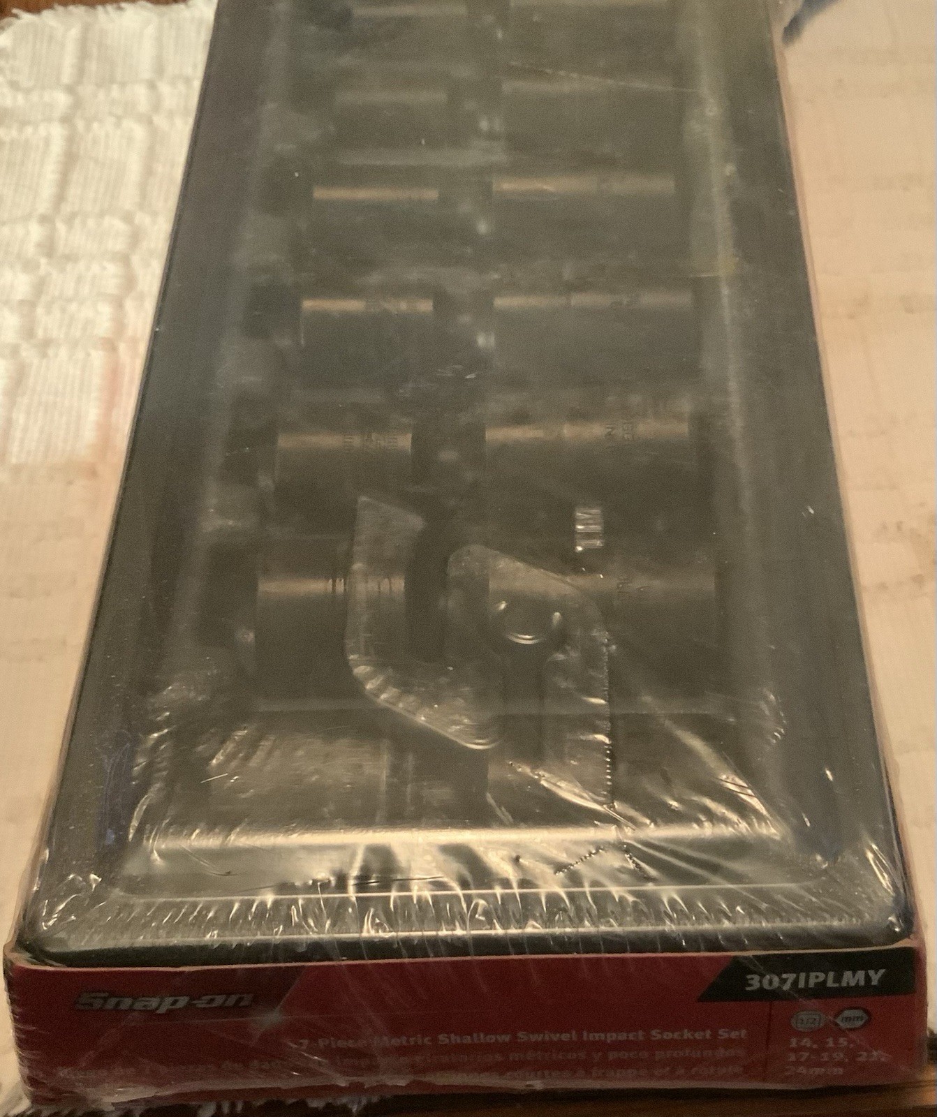 Snap On Tools 307IPLMY 1/2″ dr. 14,15,17-19,21,24mm shallow impact swivel set