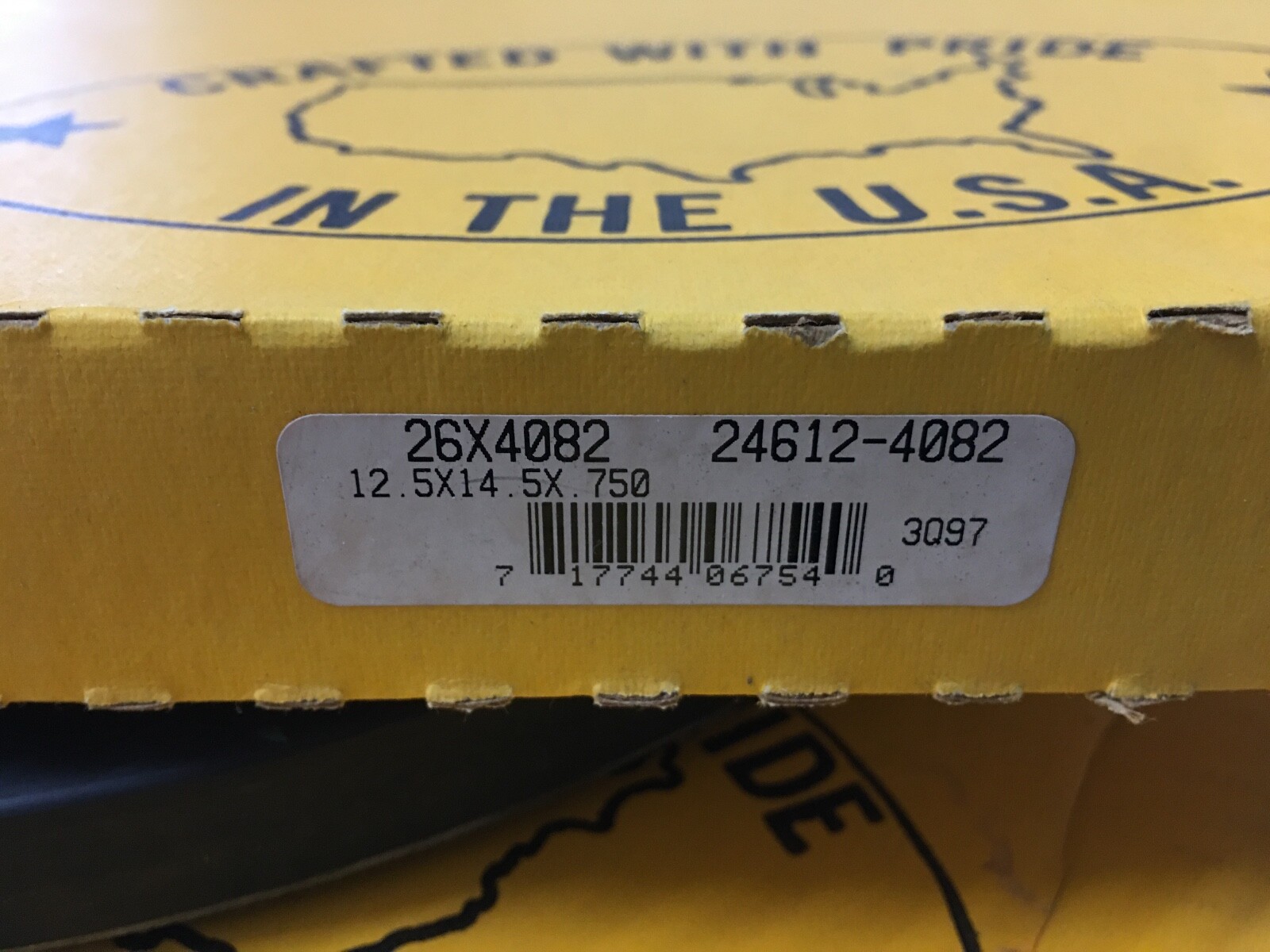 Garlock 26X4082 / 24612-4082 Mill-Right Oil Seal 12.500×14.500×0.750″ USA