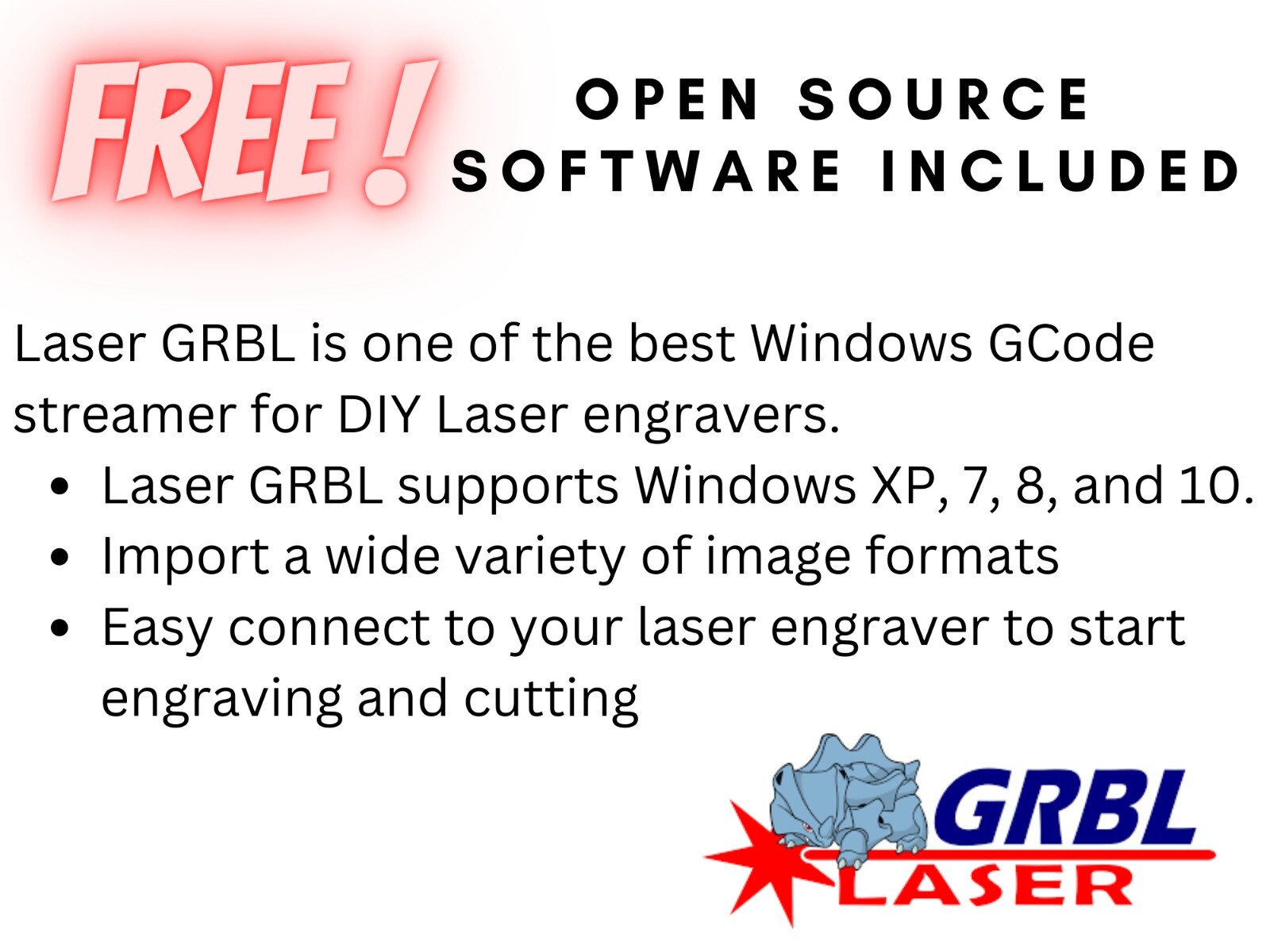 Laser Engraver and Cutting Machine, Largest Area 17in x 18in, 30W – by Rezati