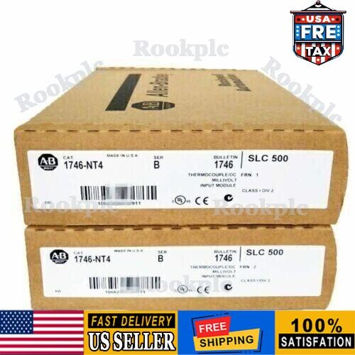 New Factory Sealed AB 1746-NT4 SLC 500 PLC Input Module 1746NT4 US Free Tax