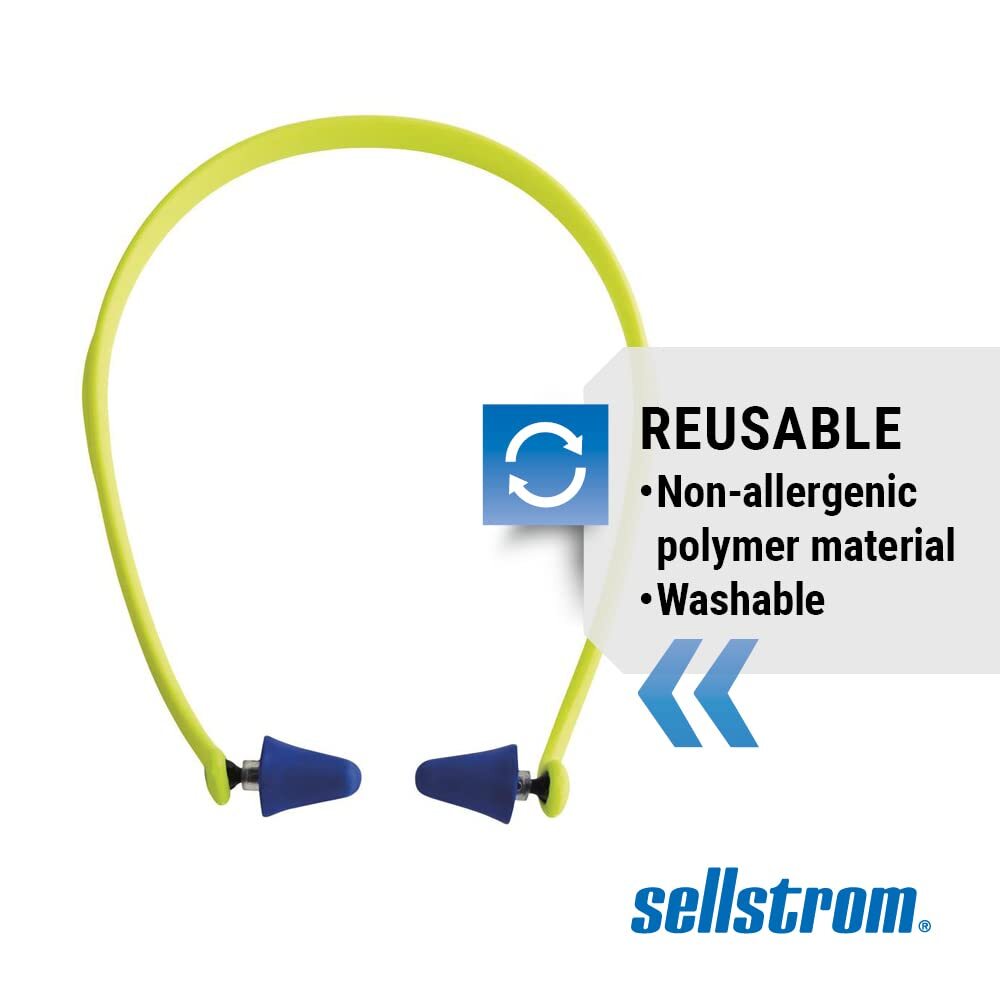 Hearing Protection Reusable Banded Ear Plugs Work Shooting Firing Range Noise