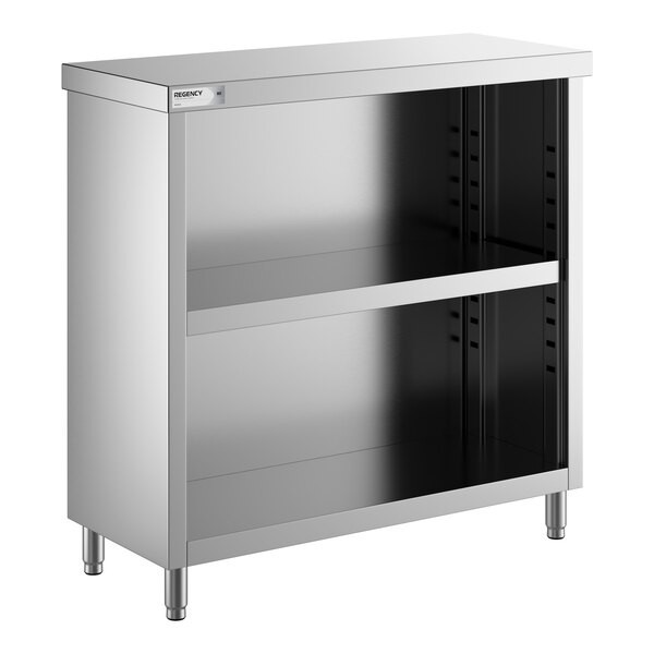 Regency 15″ x 36″ 18 Gauge Type 304 SS Dish Cabinet with Adjustable.