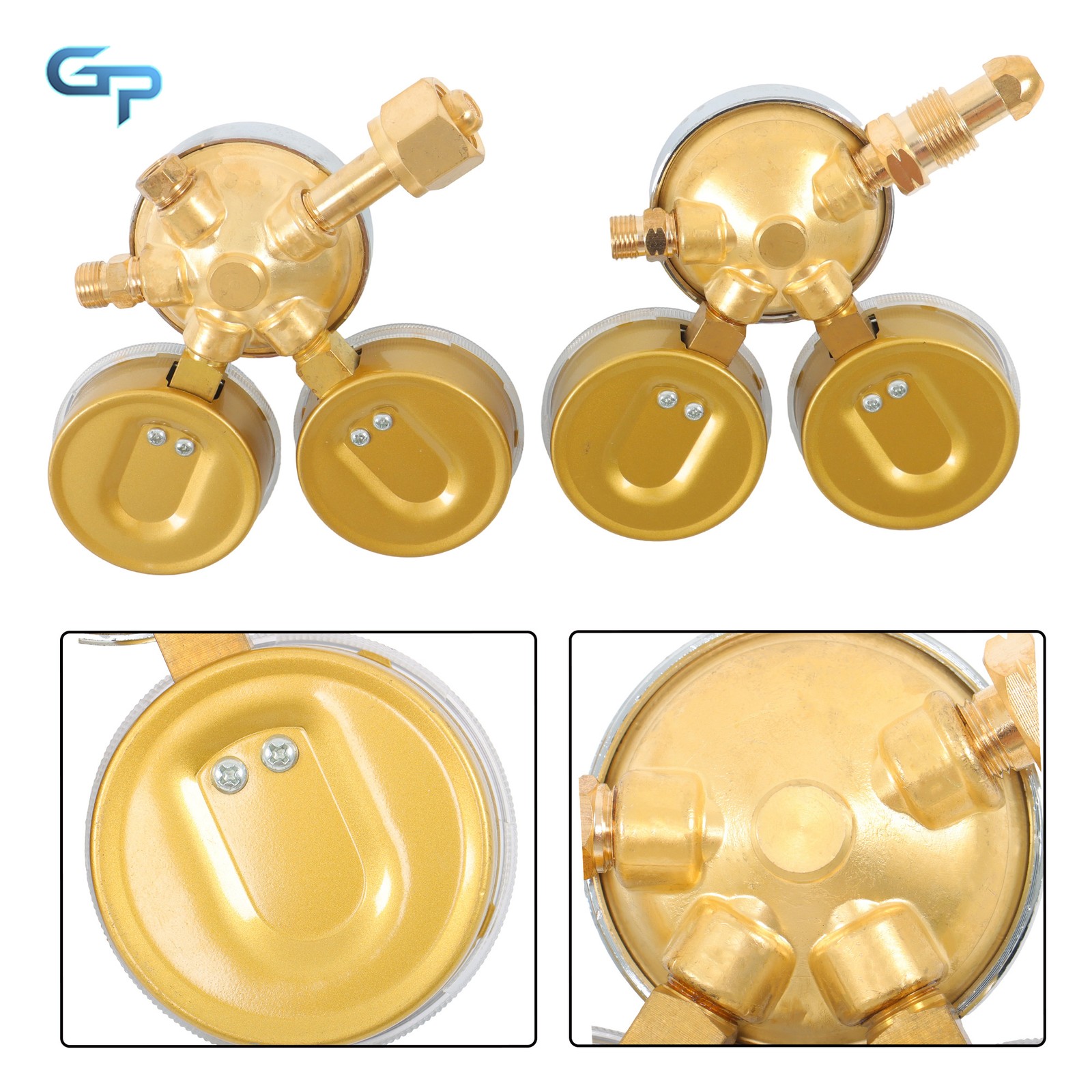 Solid Brass OXYGEN ACETYLENE Regulators 4 Welding Fit Gas Torch Cutting