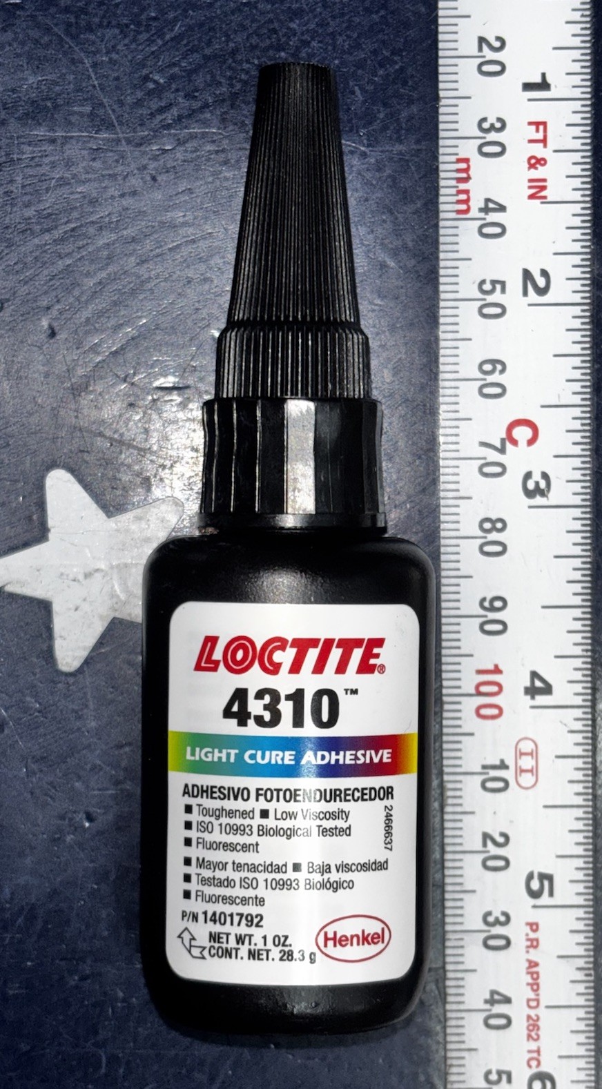 Loctite 4310 Light Cure Adhesive 1 OZ 28.3g 1401792 ONE BOTTLE