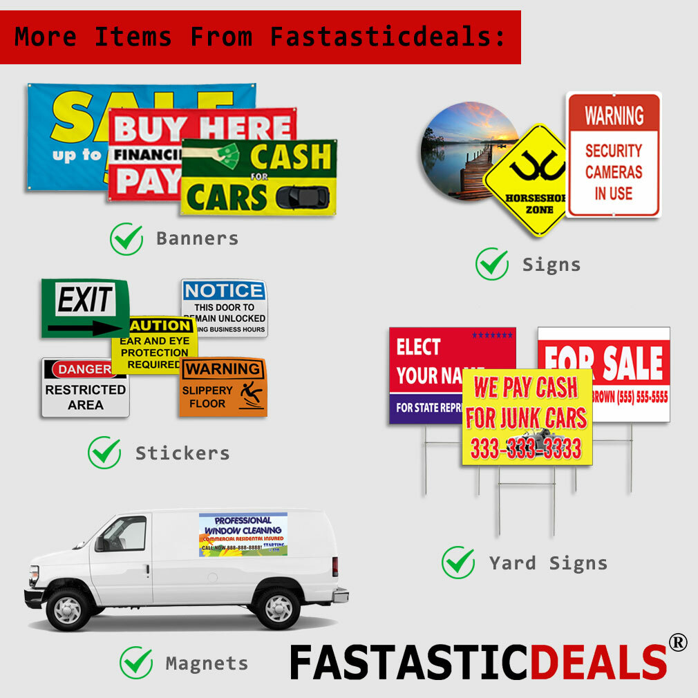 Vertical Vinyl Banner Multiple Sizes Deal Auto Body Shop Car Repair R Automotive