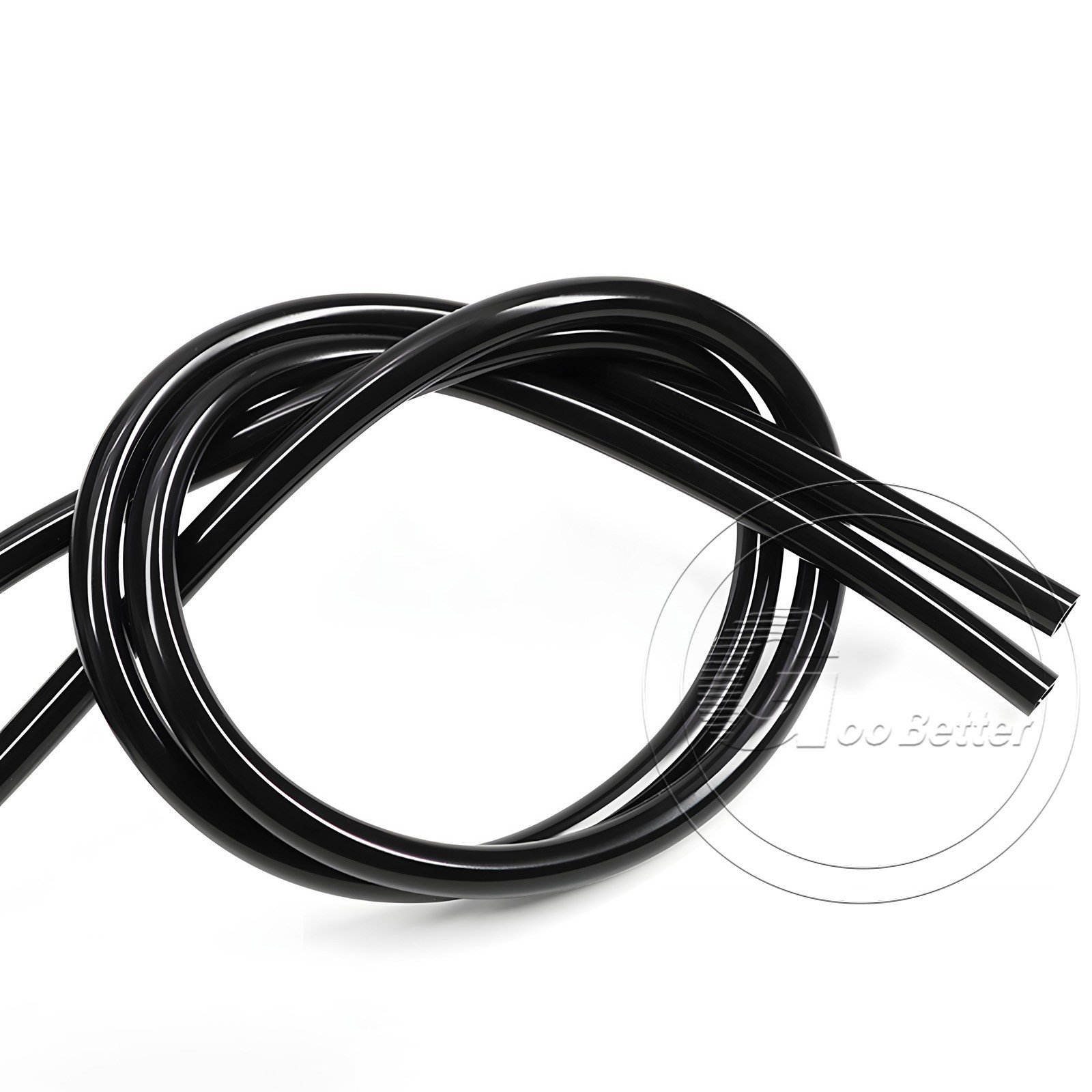 Black Silicone Tube Hose ID 0.5mm-60mm × OD 1mm-68mm Soft Rubber Pipe