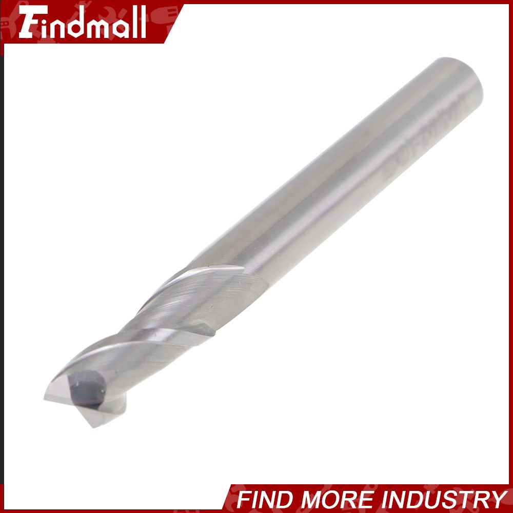 Findmall 5 PCS 1/4″ 2 FLUTE CARBIDE END MILL