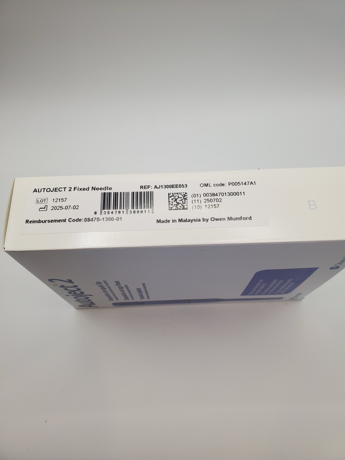 Autoject 2 Fixed Needle Device 1 Each (Pack of 1)
