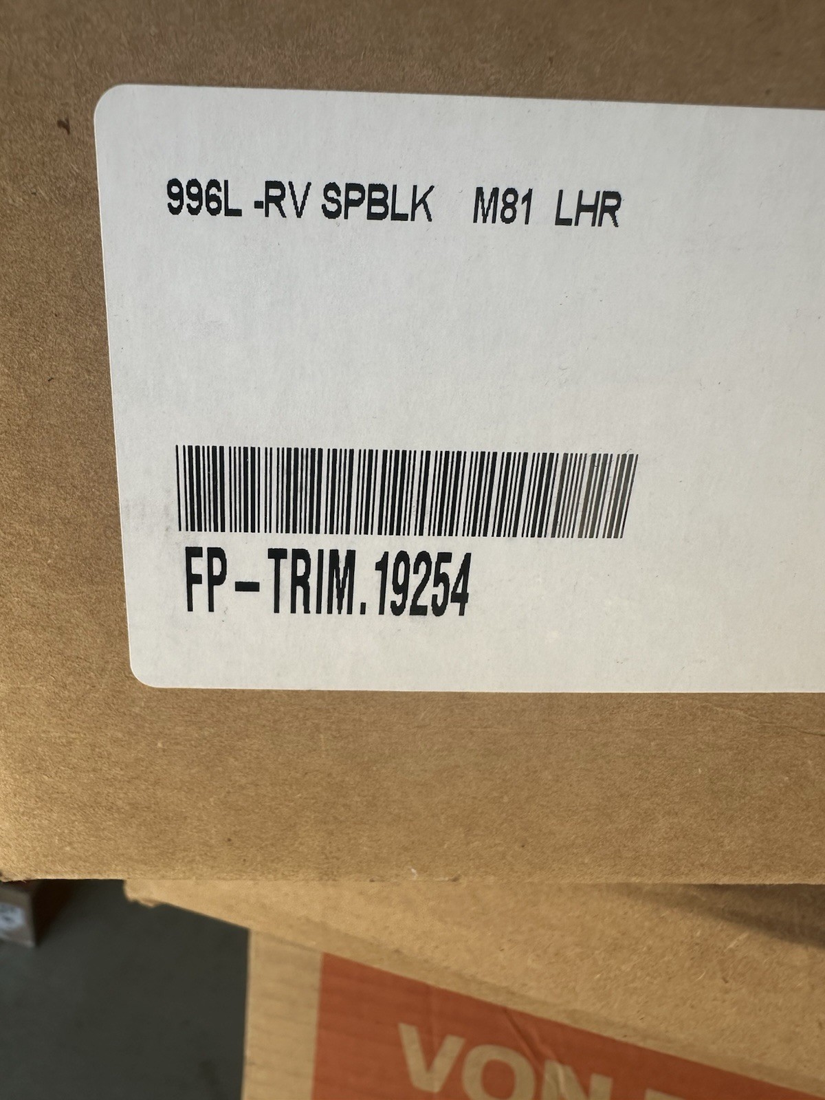 VON DUPRIN AX 9849 L F 315 4’ 6’10”-8’0” LHR 996 -M81 SPBLK LBLAFL 249LBS PBT