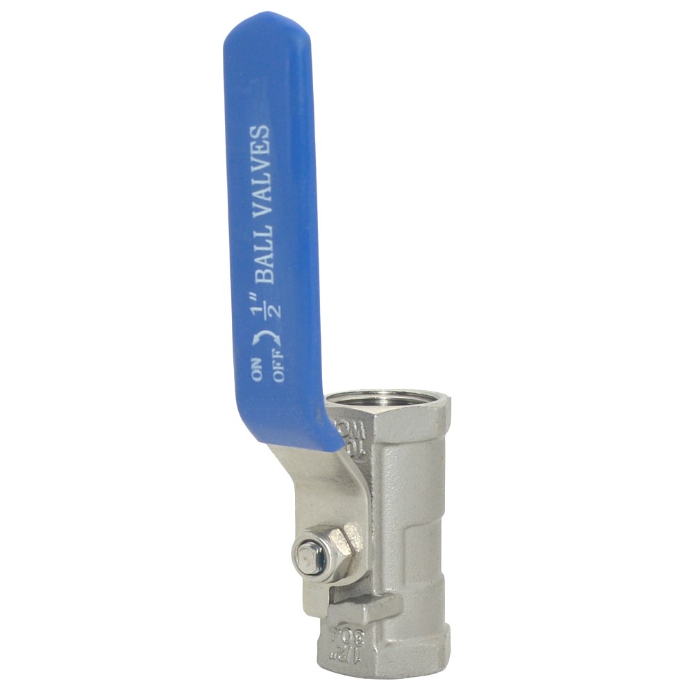 1/2″ inch 1-piece Ball Valve NPT Female Threaded Stainless Steel 304 US STOCK