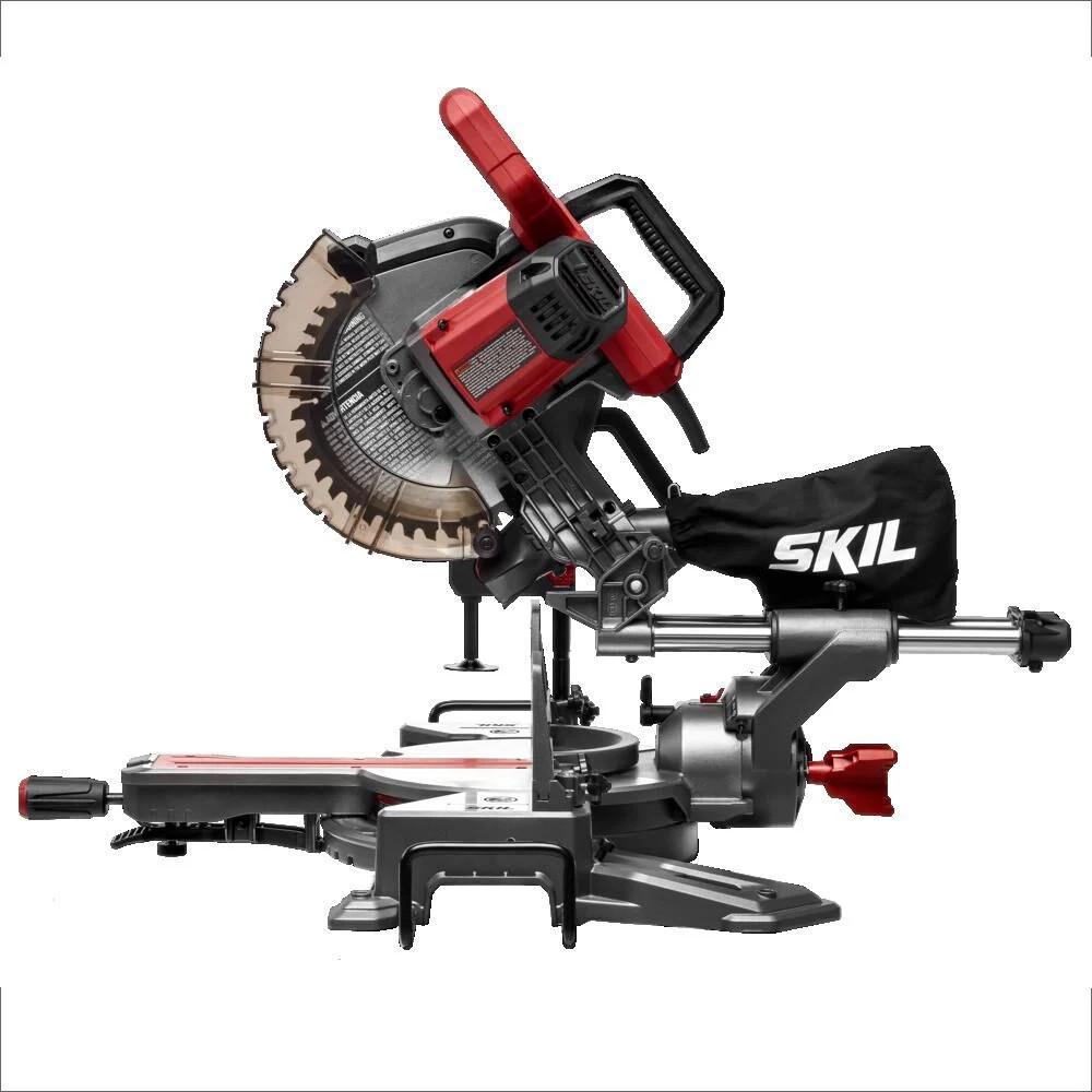 Skil Dual Bevel Sliding Miter Saw 10In 15 Amp 4800 Rpm MS6305-00