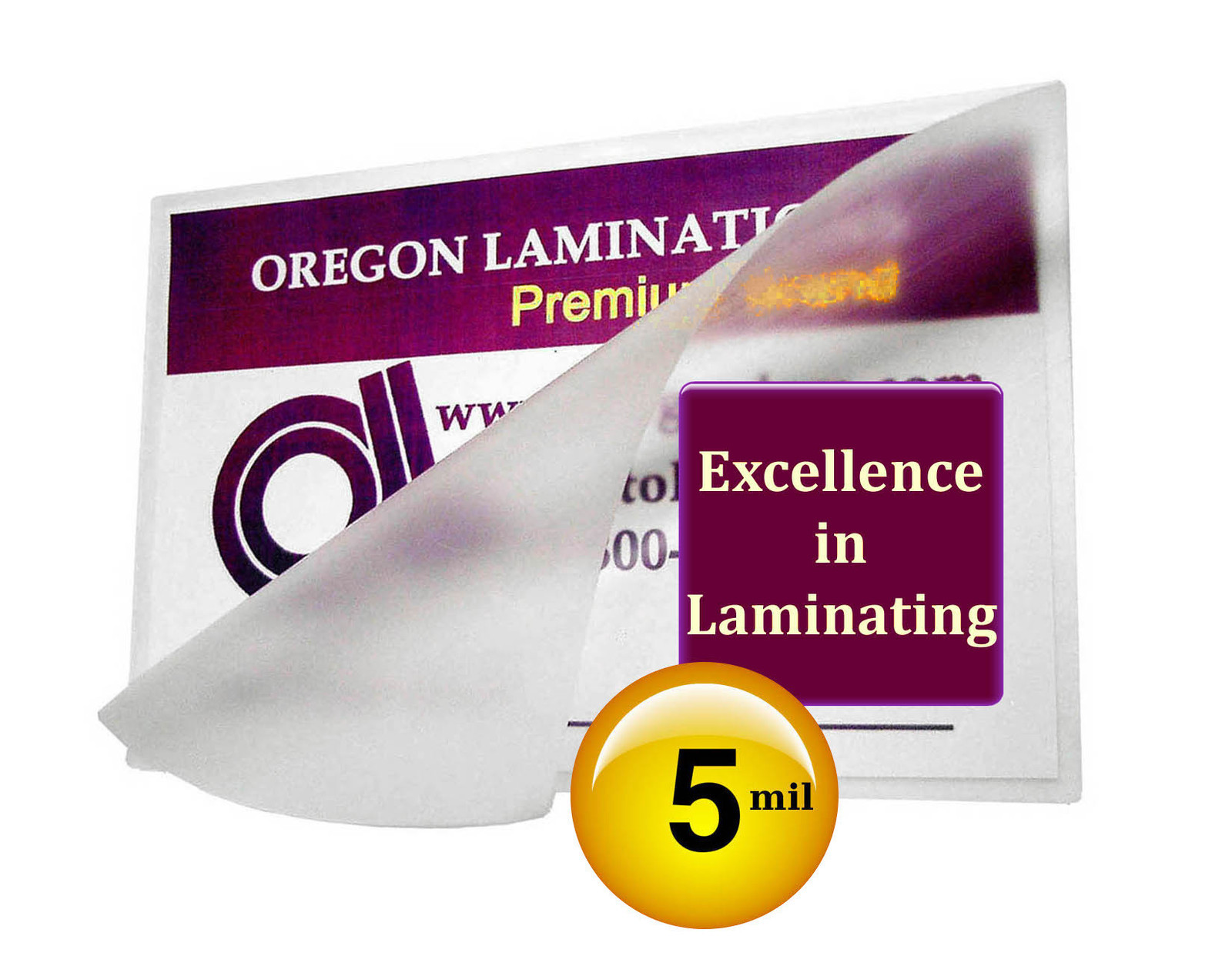 200/pack File Card size Hot 5 Mil Laminating Pouches 3-1/2 x 5-1/2 Clear 3.5×5.5