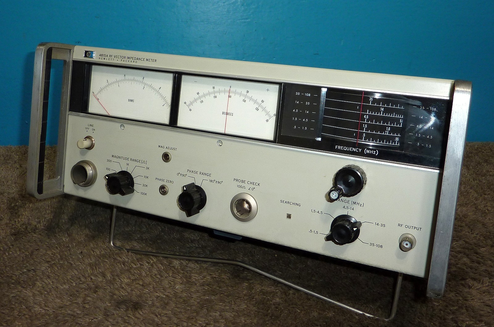 HP Hewlett Packard 4815A RF Vector Impedance Meter