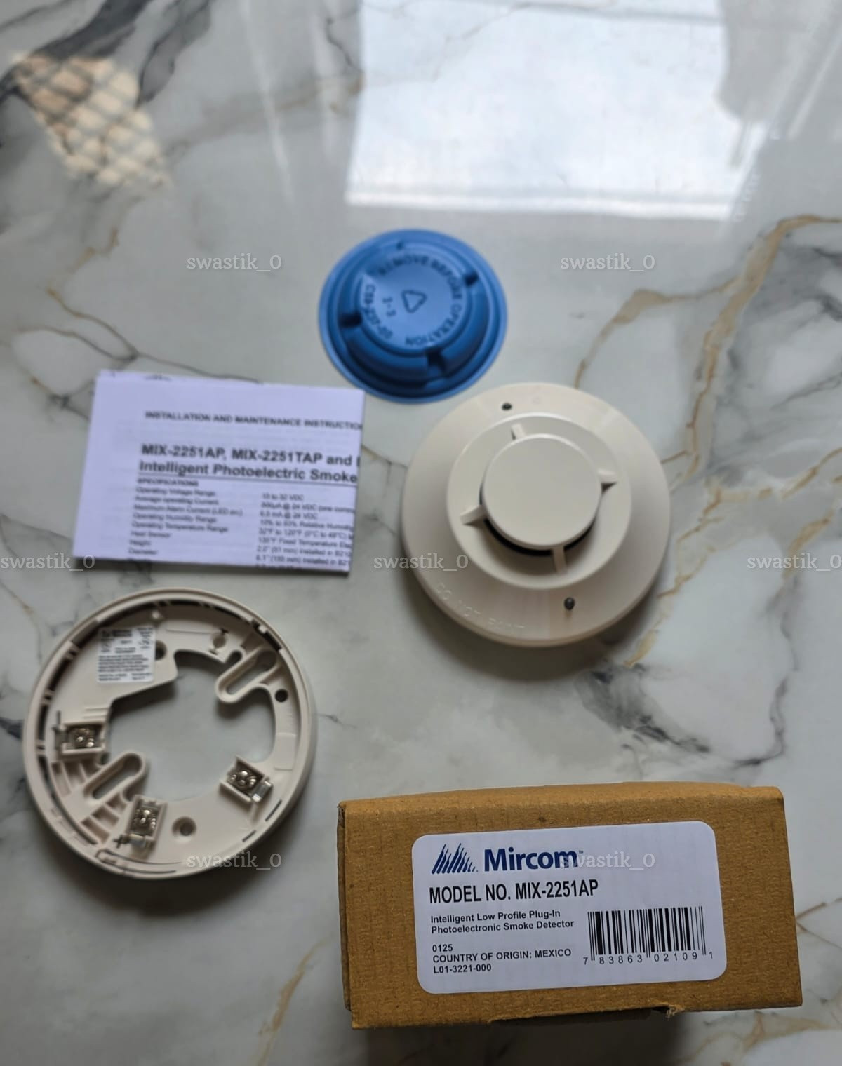 MIX 2251 AP Mircom Smoke Detector Head Only