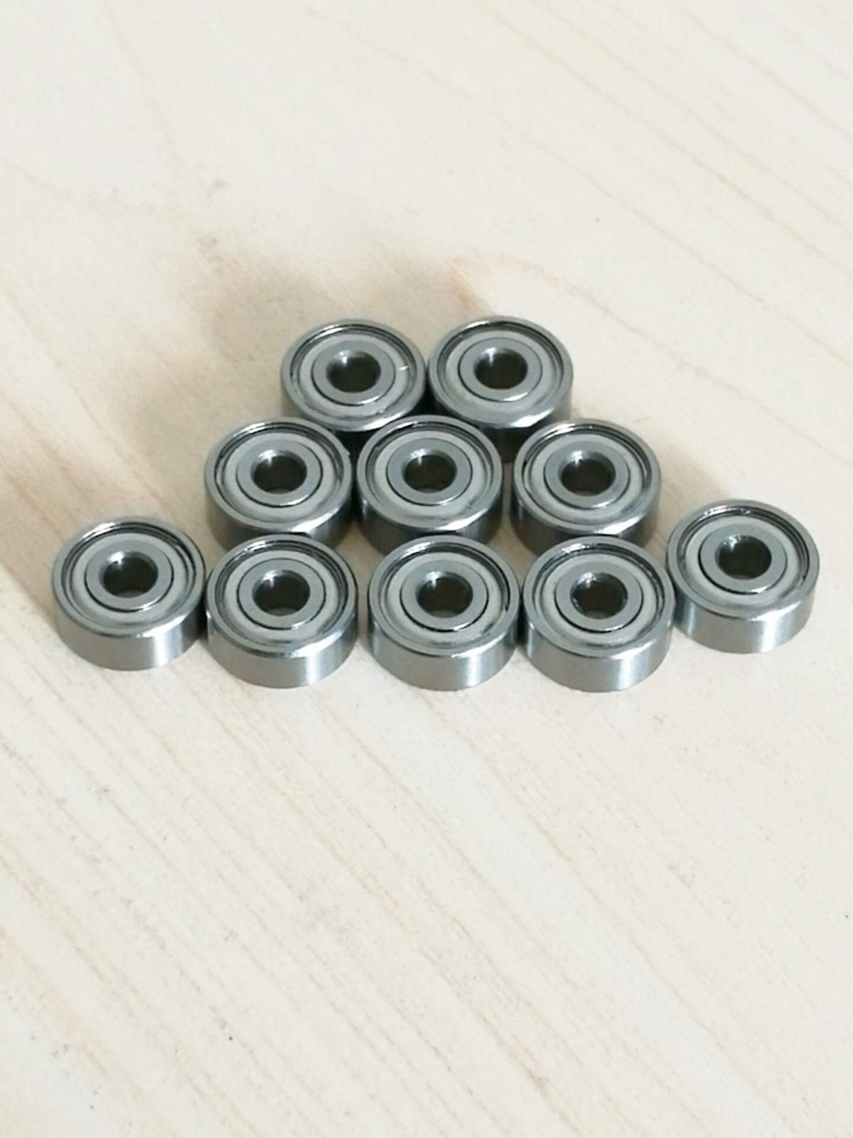 10pcs R2ZZ R2 1/8″ x 3/8″ x 5/32 ” Metal Shielded Ball Bearings