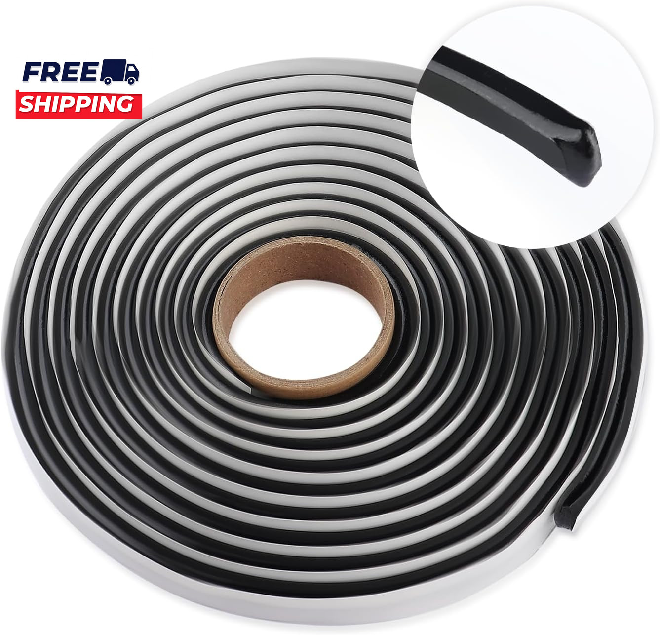 13Ft Car Headlight Sealant Butyl Tape Waterproof Sealant Caulking Tape Avoids