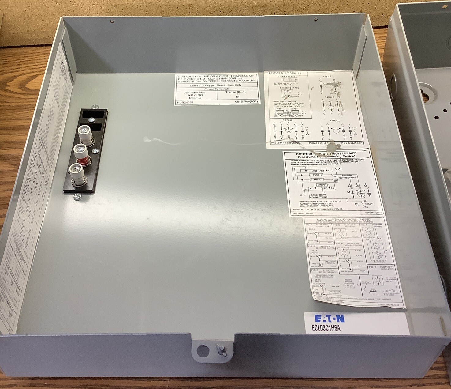Eaton ECL03C1H6A Lighting Contactors-Lighting Electrically Held