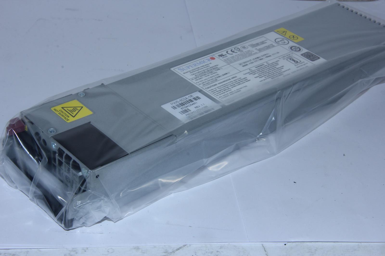 SUPER MICRO PWS-802A-1R 800W 12V 66A 5Vsb 4A Switching Power Supply