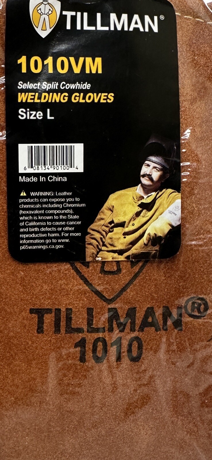 New Tillman 1010VM Select Split Cowhide Welding Gloves LARGE (1-Pair)