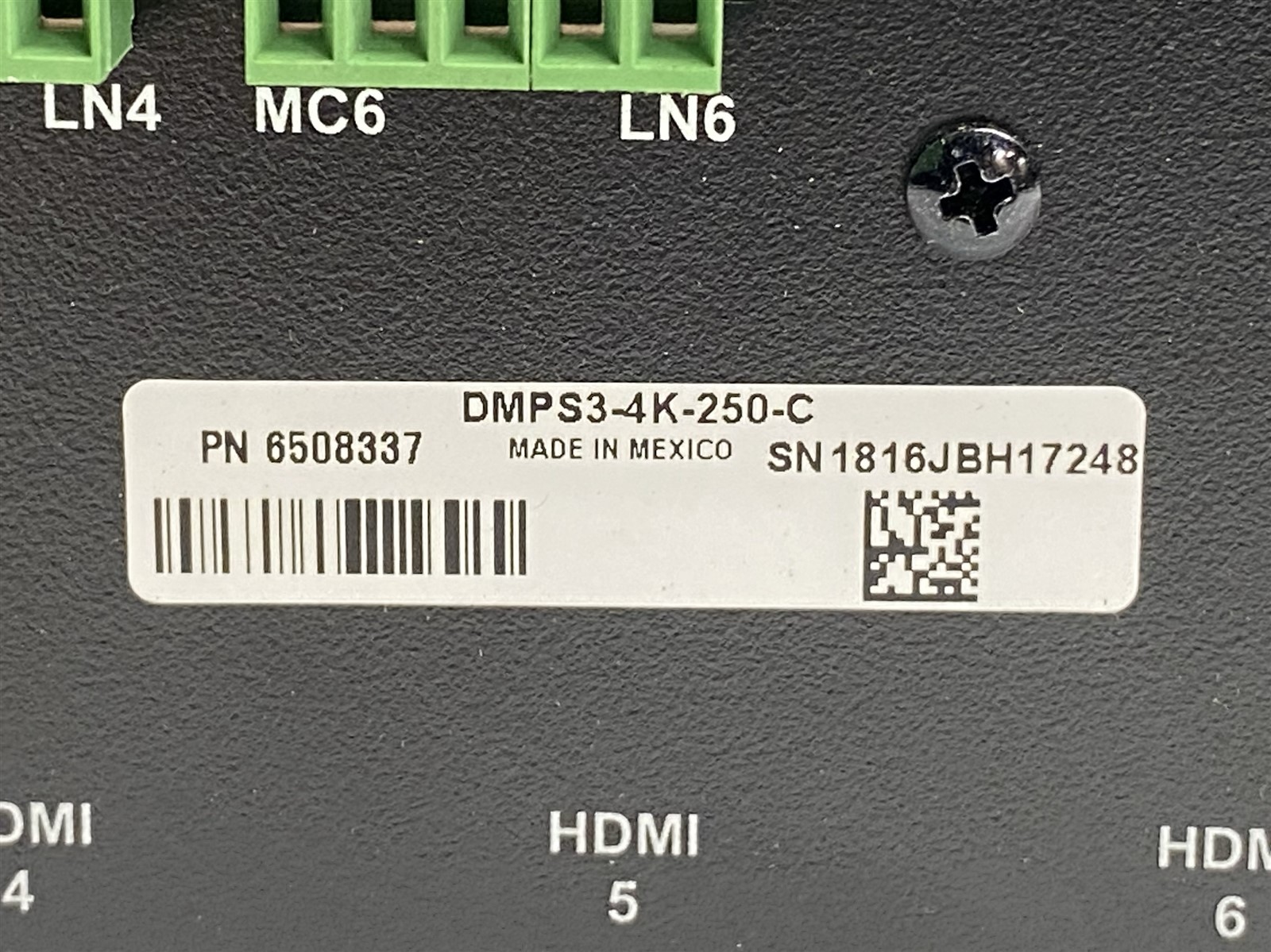 Creston 3-Series DMPS3-4K-250-C 4K Digital Media Presentation System