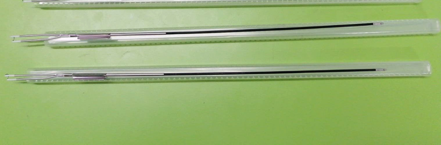 2pc Hysteroscopy Urology Bipolar Cutting Loop Electrodes 2.9mmx280mm Reusable