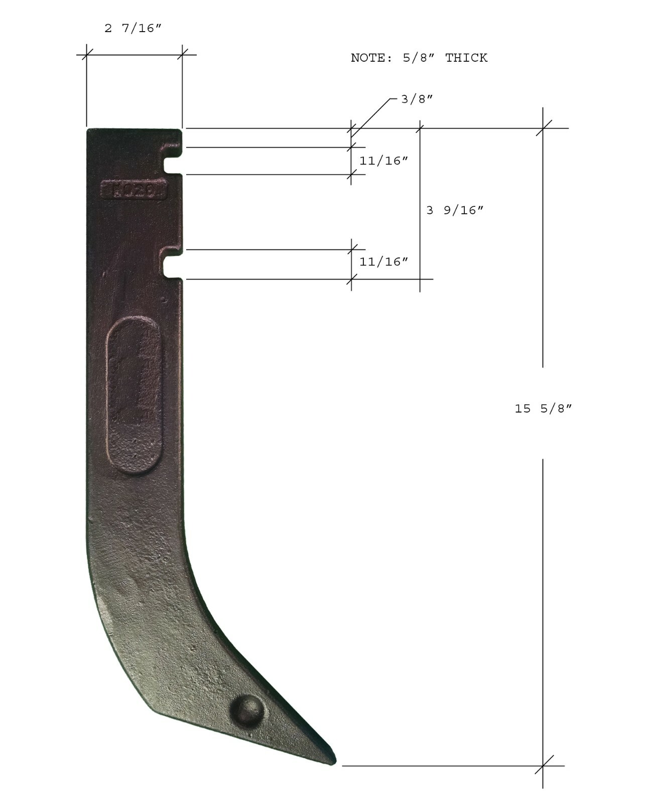 4 – Gannon Scraper Box Shanks with Scarifier Teeth – H920 & 8075
