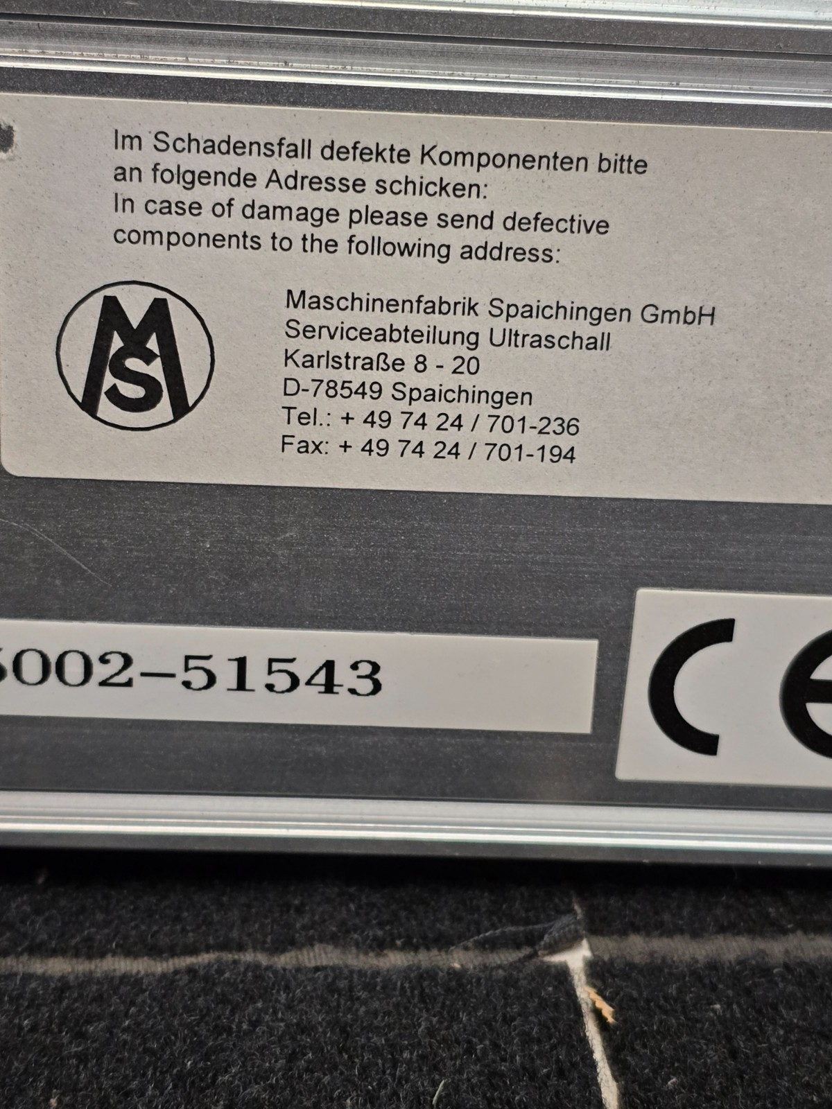 MS Digital Power System Generator 35/1000 PS1000 DP 299102.0 230V 1,1 kW