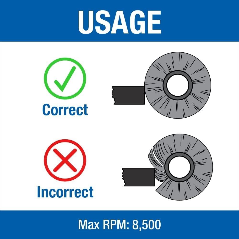 Abrasive Knot Wire Wheel 8 Inch Carbon Steel Heavy Duty for Metal Surface