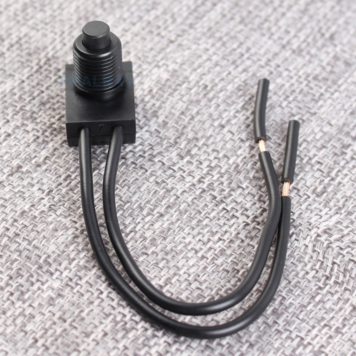 5pcs 12V 4″ Wire Leads Waterproof On-Off Push-Button Switch for Motorcycle Car