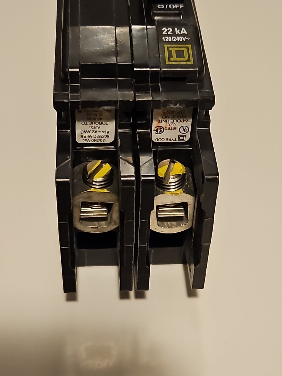 QOU220 Square D 20 Amp 240 Volt Circuit Breaker