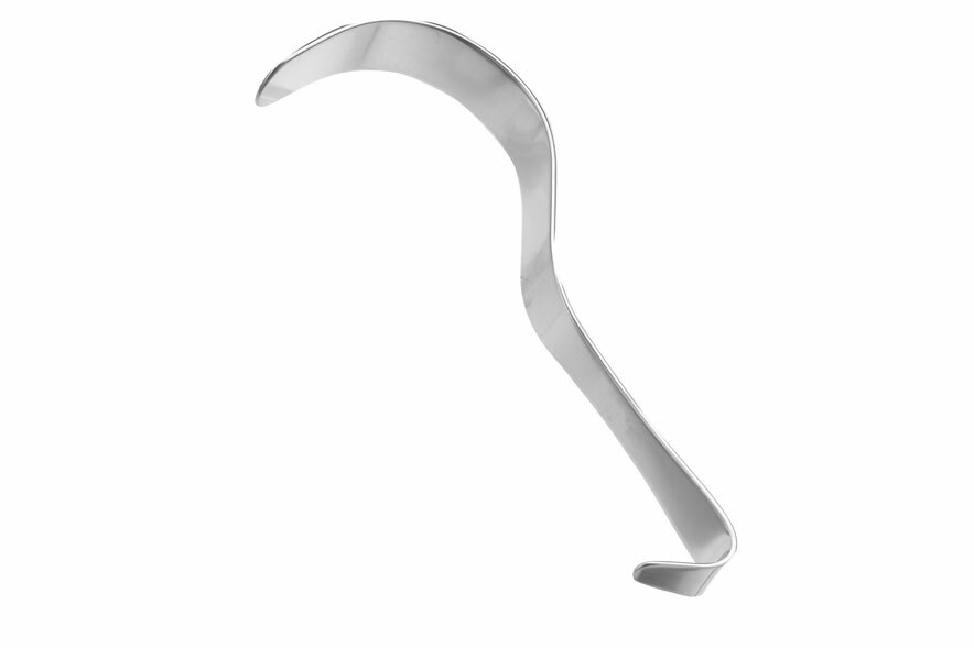 DEAVER Retractor, 7″(17.8 cm), Blade 3/4″(1.9 cm), Inward Hook Handle, Premium