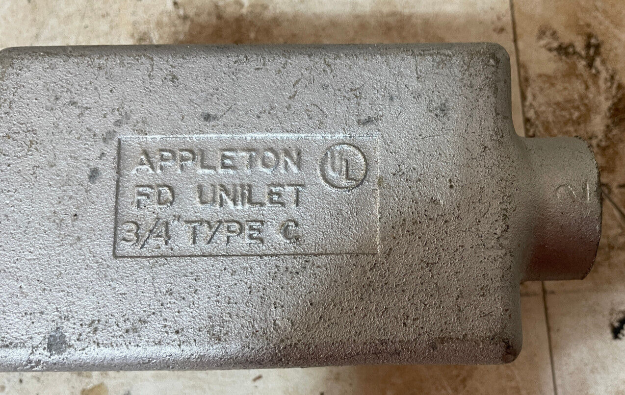 Appleton FD Unilet 3/4″ Type C Malleable Iron Cast Box