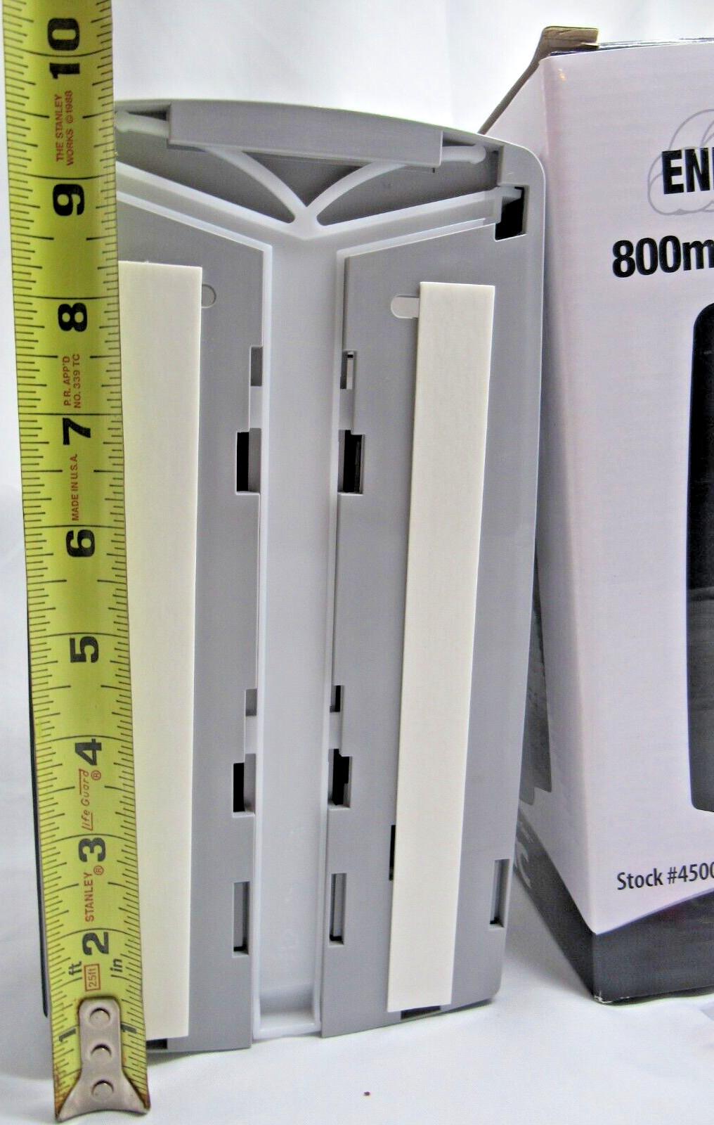 TC Enriched Foam Dispenser 800ml Black Dispenser with hardware
