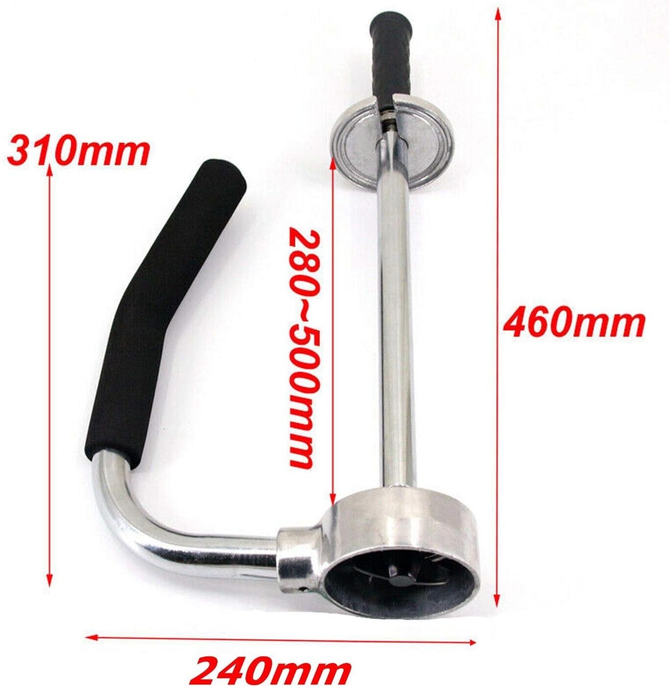 Soporte dispensador de película retráctil de altura ajustable de 12″ a 20″ NEW