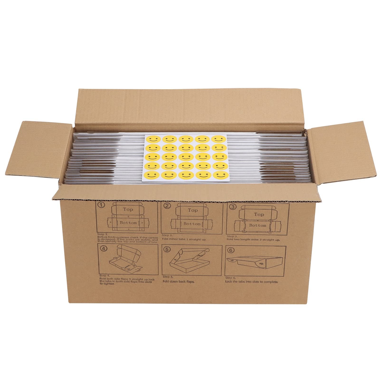 HORLIMER 9x6x3 inches Shipping Boxes Set of 25, White 9″ x 6″ x 3″,
