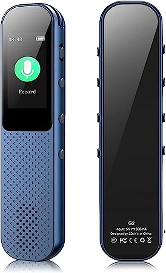 CCHKFEI G2-64GB Digital Voice Recorder-Mini Audio Recorder MP3 Player (IL/R…