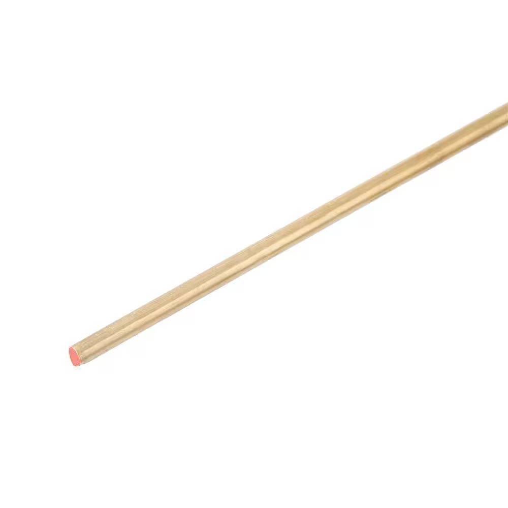 3/8 In. X 3 Ft. Brass Solid round Rod Metal Stock