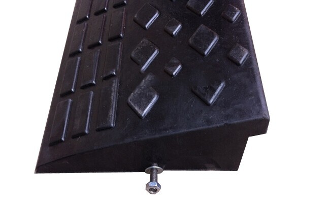 INTBUYING Loading Rubber Curb Ramp For Loading Docks Car Curbside Driveway Ramp